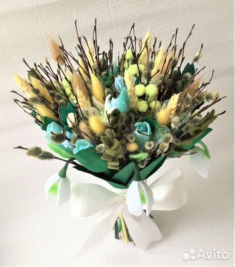 Вечные подарочные пасхальные букеты