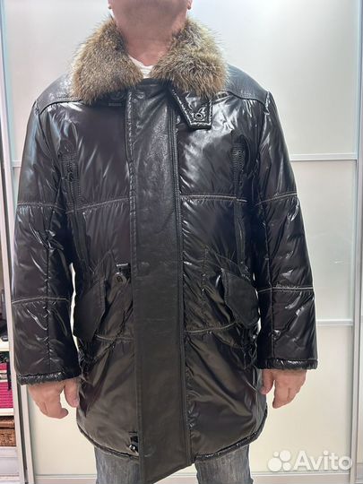 Пальто пуховик мужской Италия 52 размер