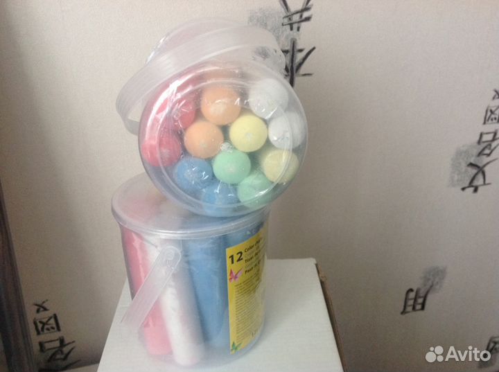 Мелки для улицы, восковые мелки,обмен