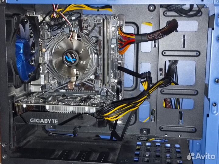 Игровой компьютер GTX 1650 I3 10100f 16gb RAM