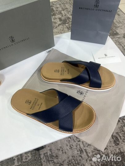 Шлепанцы от brunello cucinelli