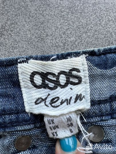 Юбка мини джинсовая ASOS