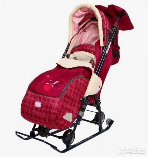 Детские санки коляска ника