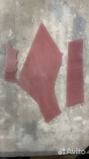 Витражное стекло куски розовые и коралл