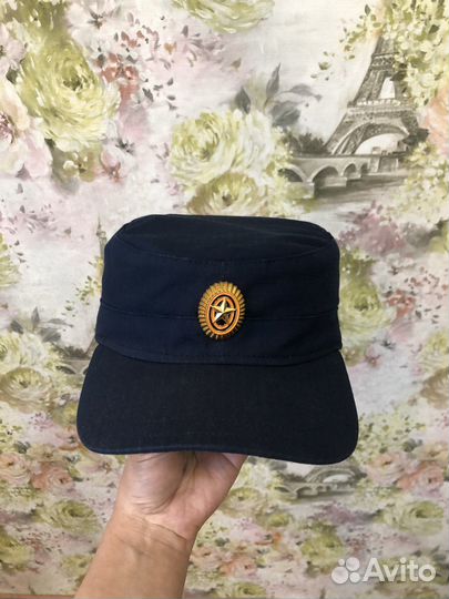 Кепка синяя со звездой