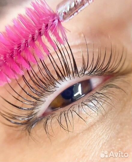 Ламинирование ресниц/Коррекция бровей