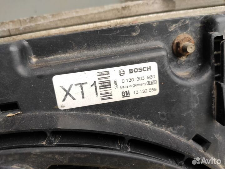 Кассета радиаторов Z17DTR Z17DTJ Astra H Zafira B