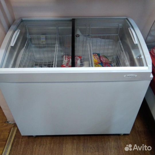 Морозильные лари (крышка, стекло) Frostor, Бирюса