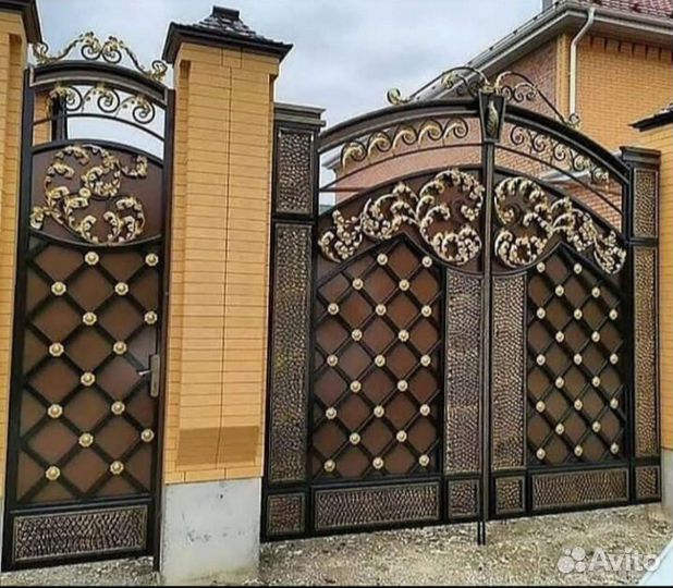 Покраска,Кованые перила для лестниц, зонты, ворота