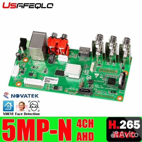 Видеорегистратор гибридный DVR (плата) на 4 канала