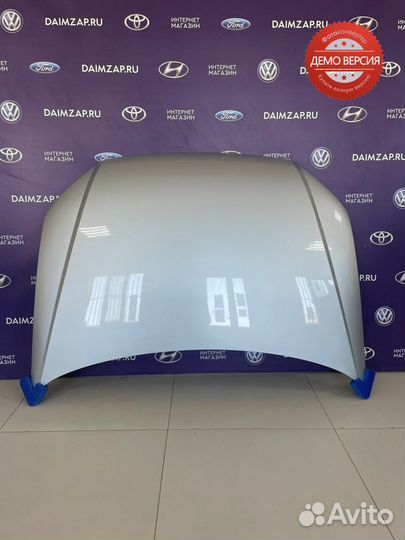Капот Volkswagen Polo (2015) серебристый (A7W)