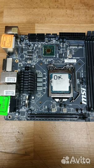 Материнская плата с процессором i7
