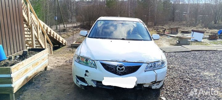 Mazda 6 2.0 МТ, 2002, битый, 348 601 км
