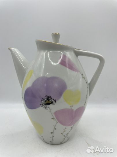 Фарфоровый чайный сервиз маки лфз (сзр)