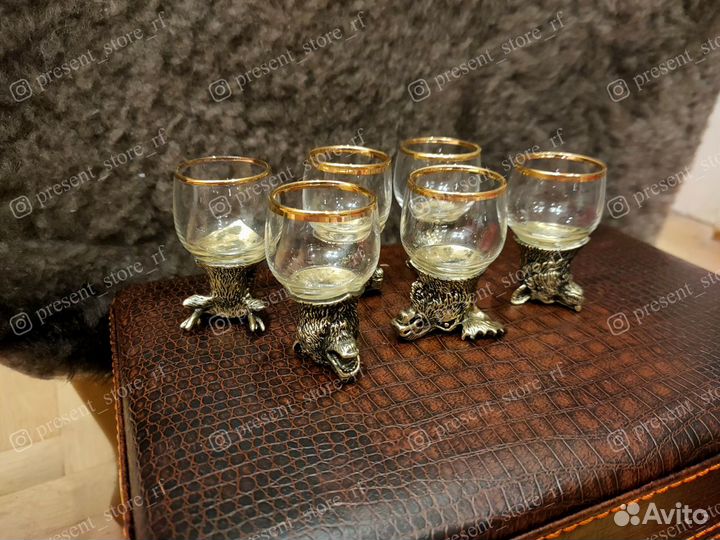 Стопки перевертыши. Элит. Бронза. Арт. 0010