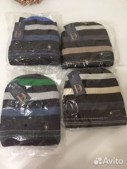 Шапка+снуд (комплекты) утепленные осень-зима