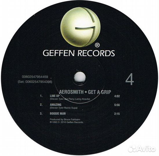 Виниловая пластинка Aerosmith, Get A Grip