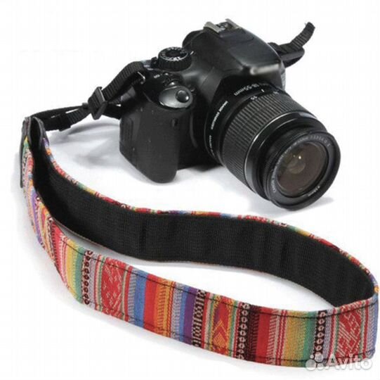 Ремень на плечо или шею для любой фото камеры цвет