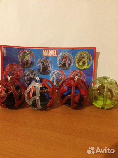 Игрушки Марвел 2019 из киндер-сюрприз