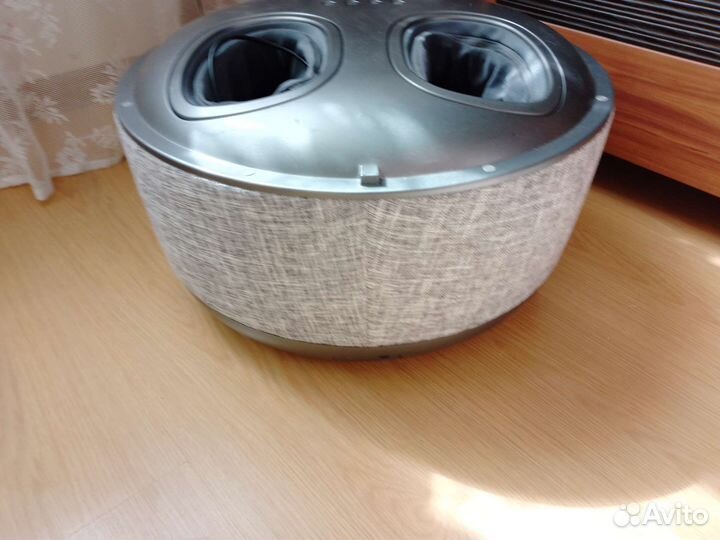 Массажер роликовый для ног gezatone, пуф