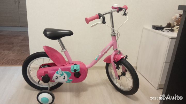 Детский велосипед 14 дюймов B.twin Декатлон
