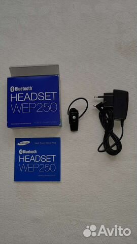 Bluetooth гарнитура Samsung WEP-250