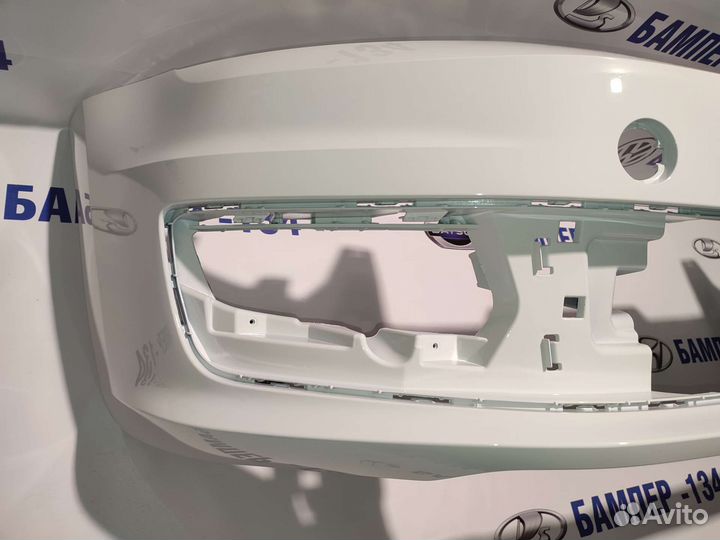 Бампер передний volkswagen polo седан Белый