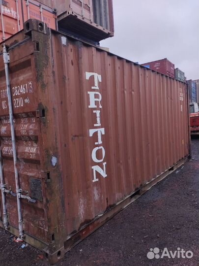 Морской контейнер 20 40 футов бу