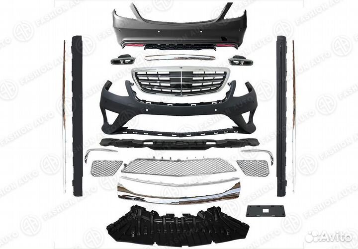 Обвес 63 AMG Mercedes S class W222