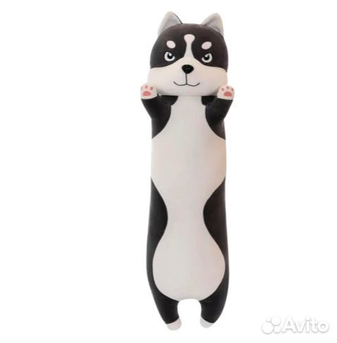 Игрушка-подушка Хаски 70см