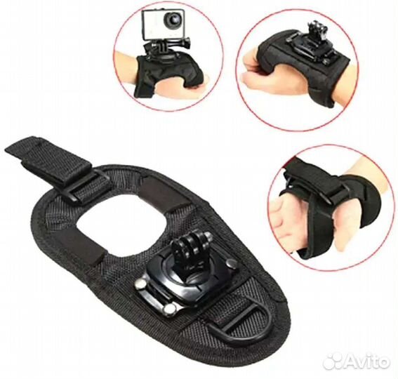 Крепление на руку кисть поворотное gopro sj4000