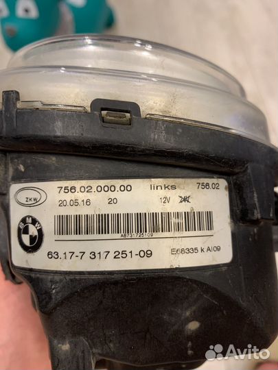 Птф левый Bmw X5 F15 2013-2018 оригинал