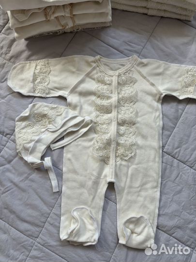 Слипы комбинезоны для новорожденных на выписку