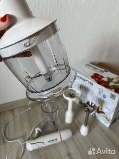 Блендер погружной Polaris с насадкой для пюре