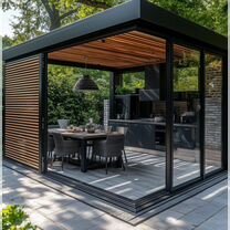 Летняя беседка