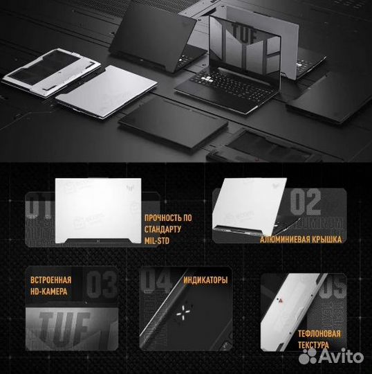 Игровой ноутбук asus TUF Dash F15 FX517ZE-HN