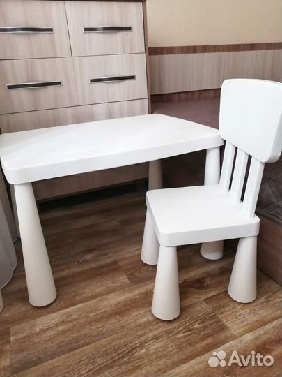 Стол и стул мамут IKEA