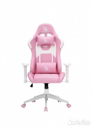 Кресло компьютерное игровое gamelab kitty, розовое