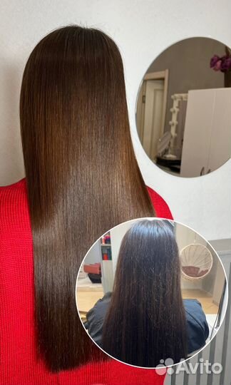 Кератиновое выпрямление и ботокс волос