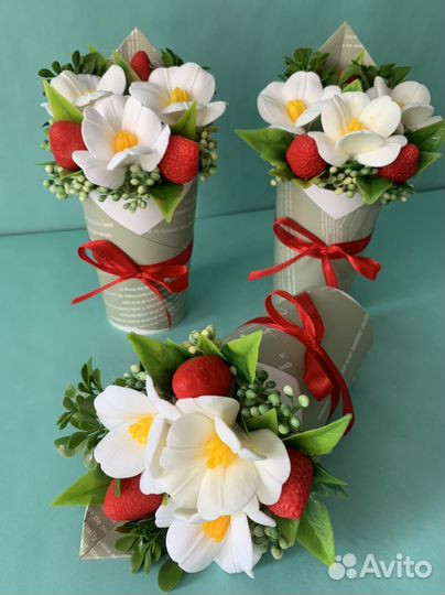 Букет из мыла ручной работы