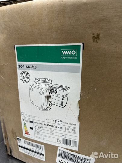 Насос Вило Wilo TOP-S 80/10 DM PN10 арт. 2165544