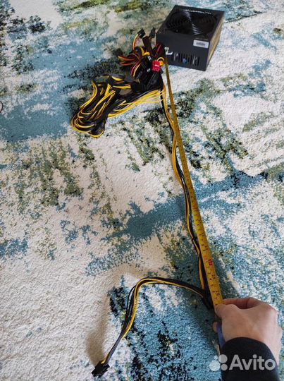 Мощные и тихие блок 1800W, новые, много (6+2) pin