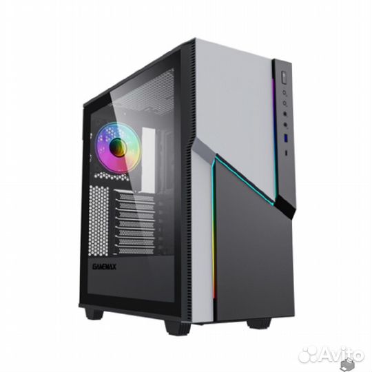 Gamemax Корпус zorro black без бп (Midi Tower, Чер