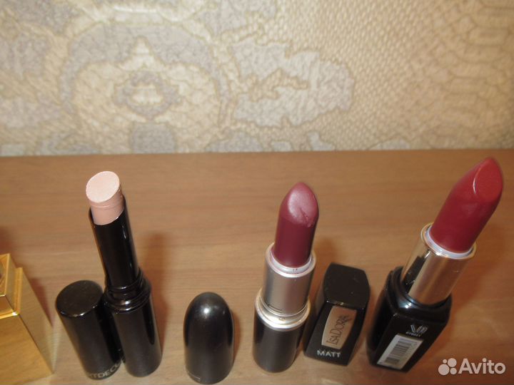 Помады разные Mac, YSL, IsaDora, Ив Роше