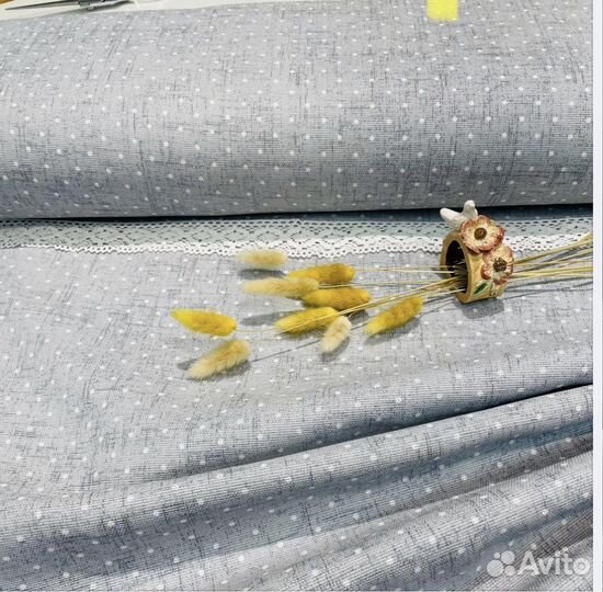 Ткань рогожка хлопковая