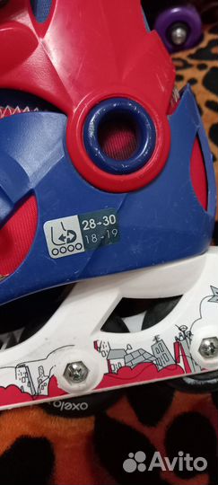 Ролики oxelo детские 28-30размер