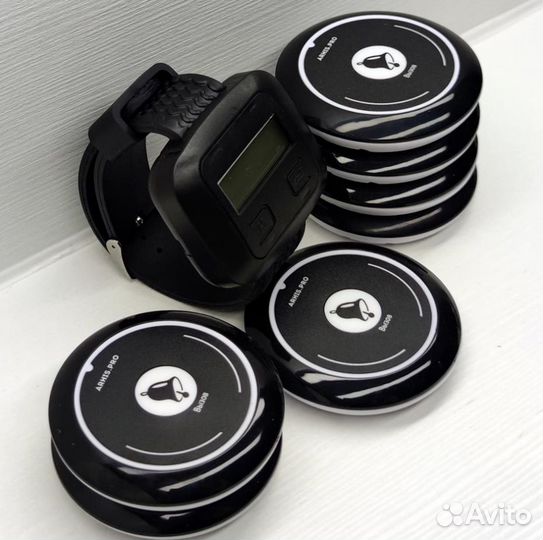 Система - кнопка вызова официанта и табло