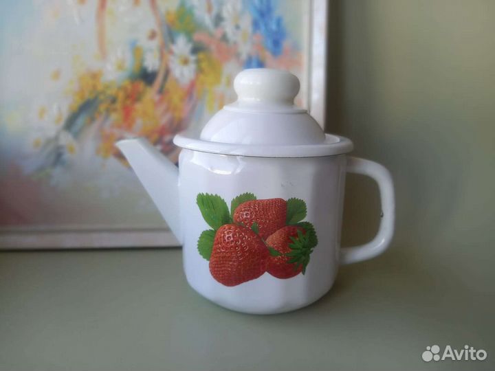 Чайник заварочный эмалированный 0.7л