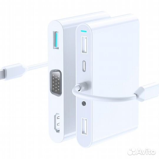 USB Хаб Type-C 7в1 на MacBook basiх