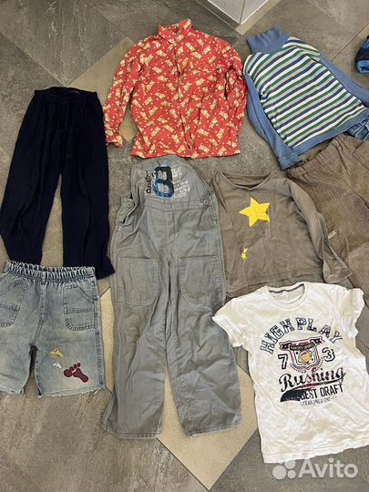 Детские вещи пакетом для мальчика 3-5 лет